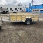 6 x 10 Aluminum trailer (2020) with Spare Tire/ 4 recessed D Rings