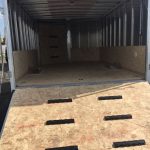 85 x 12 Cargo Express White Snow mobile/ATV Trailer 2019. Spare Tire/Rear Ramp Door/Front Ramp Door/ 6’6″ Tall inside/32″ Side Door.